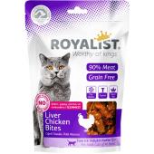 Royalist лакомство для взрослых кошек со вкусом печени и курицы 80 г